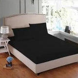 100% Poly Cotton Fitted Sheet, Extra Deep Bed Sheet, Single, Double, King, Super King.
