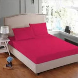 100% Poly Cotton Fitted Sheet, Extra Deep Bed Sheet, Single, Double, King, Super King.