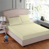 100% Poly Cotton Fitted Sheet, Extra Deep Bed Sheet, Single, Double, King, Super King.