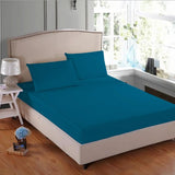100% Poly Cotton Fitted Sheet, Extra Deep Bed Sheet, Single, Double, King, Super King.