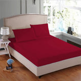 100% Poly Cotton Fitted Sheet, Extra Deep Bed Sheet, Single, Double, King, Super King.