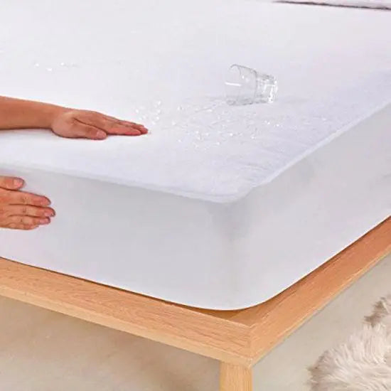 100% Waterproof Terry Mattress Protector: Soft, Breathable, Protective, Washable, King, Double, single.anti bacterial..