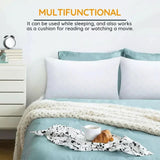 2-Pack Jumbo Fat Pillows - Hotel Quality, Extra Filled, Anti-Allergic Poly-Cotton, 19