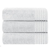 3 Pack Monaco Large Bath Sheets 100% Cotton 500GSM Highly Absorbent Towels Set for Home Gym Beach.