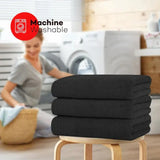 3 Pack Monaco Large Bath Sheets 100% Cotton 500GSM Highly Absorbent Towels Set for Home Gym Beach.