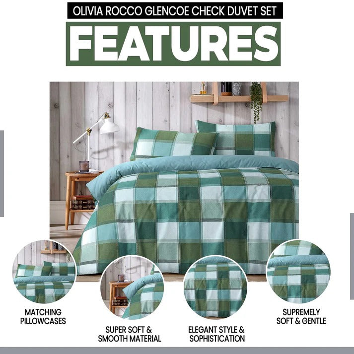 Glencoe Check Duvet Cover Sets