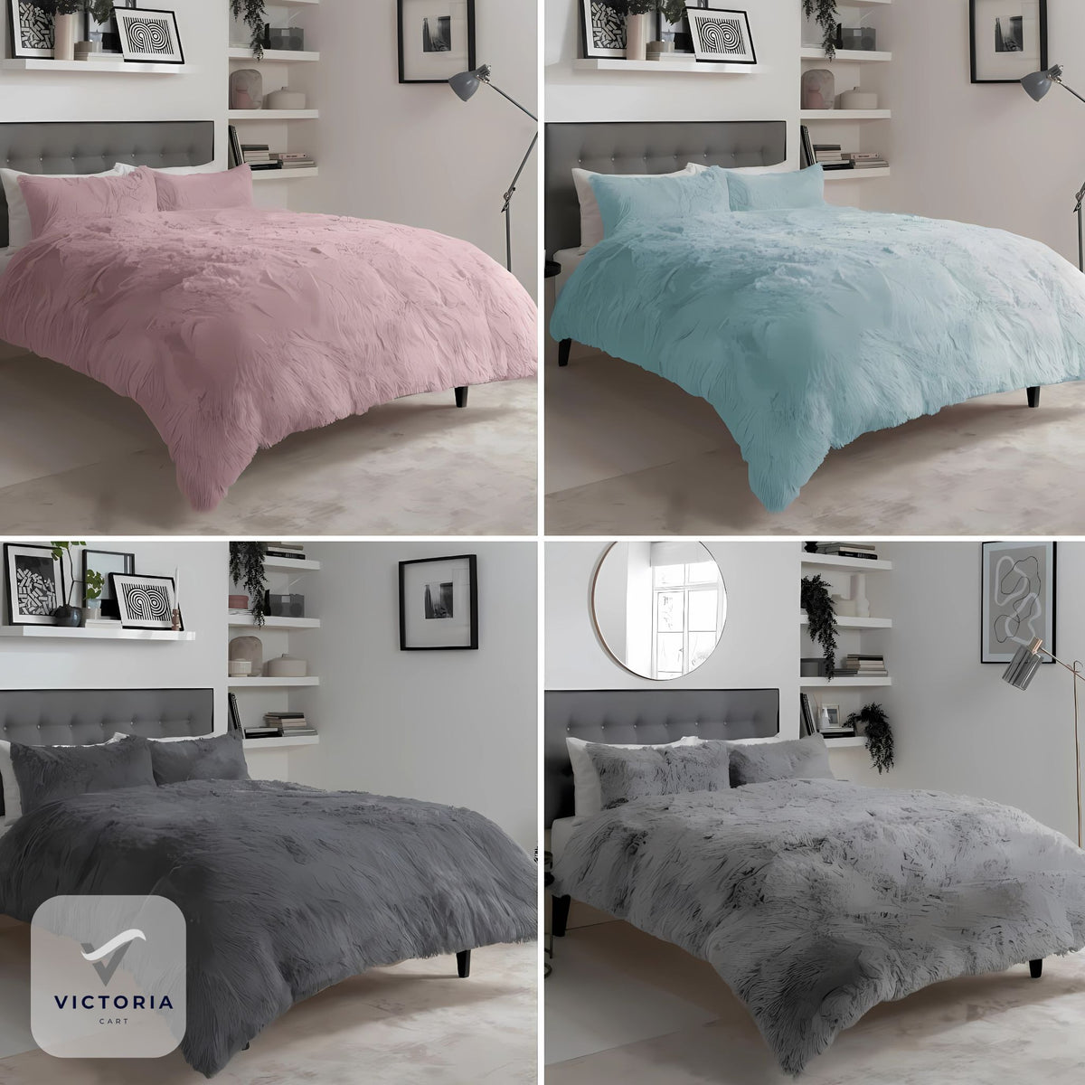 Snuggle & Cuddle Faux Fur Duvet Set – Luxurious Comfort and Warmth