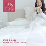 Anti-Allergy Winter Duvet – UK Made Polycotton Lightweight Comforter, 13.5 Tog - Victoria Cart