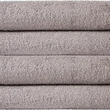 Basics 4-Pack Luxury Bath Sheet Set – 100% Soft Cotton Towels for Everyday, Gym, Travel, and Holiday Use – White.