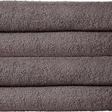 Basics 4-Pack Luxury Bath Sheet Set – 100% Soft Cotton Towels for Everyday, Gym, Travel, and Holiday Use – White.