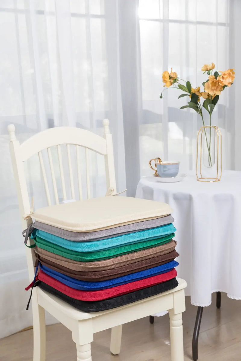 Chair Cushion Seat Pads Tie On Garden Patio Removable Cover Office Comfort Style, travel seat cushion.