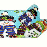 Christmas Bath Mat Set 2-Pc Memory Foam Non-Slip Absorbent Bathroom Rug.