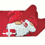Christmas Bath Mat Set 2-Pc Memory Foam Non-Slip Absorbent Bathroom Rug.