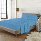 Cotton Sheet set (fitted + flat sheets + pillowcase), Single, 4ft, Double, King, Super King.