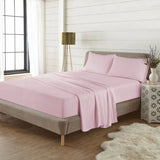 Cotton Sheet set (fitted + flat sheets + pillowcase), Single, 4ft, Double, King, Super King.