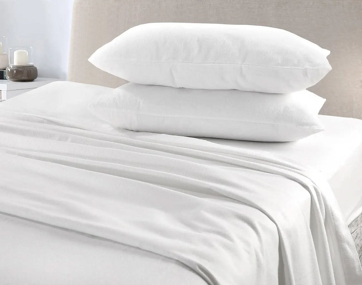Cotton Sheet set (fitted + flat sheets + pillowcase), Single, 4ft, Double, King, Super King.