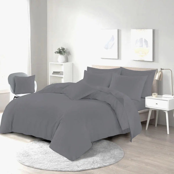 Easy care duvet sets All Uk Sizes Single Double King SK Quilt Cover + Pillowcase.