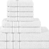 Egyptian Cotton Ritz Collection 8-Piece Towel Set – Luxury Bath Bundle - Victoria Cart