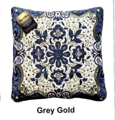 Luxury Jacquard Cushion Covers – Pack of 2 or 4 | Ultra Soft, Fluffy & Hypoallergenic | Greek Border & Floral Designs