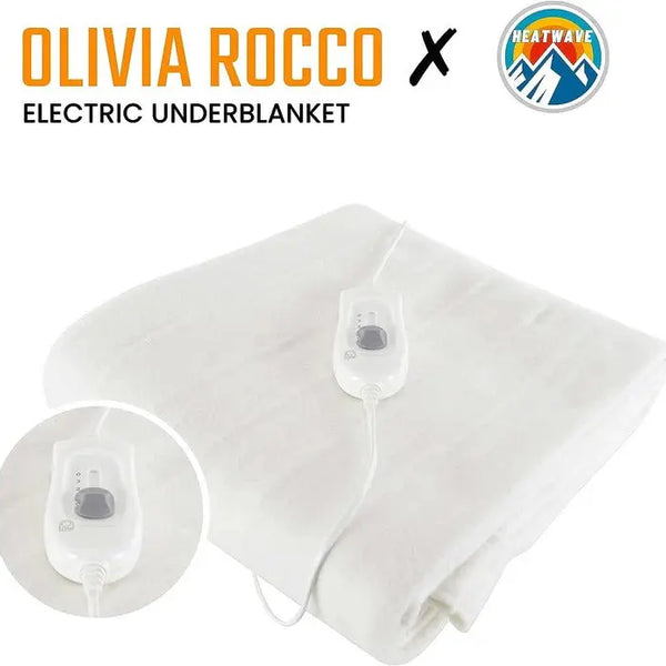 Heated Electric Blanket with 3 Heat Settings Overheat Protection Fast Heat-Up in Single Double King Sizes Perfect for Winter.