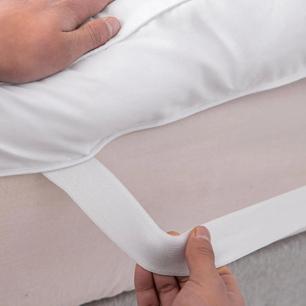Hotel Quality 4-Inch Mattress Topper – Soft, Hypoallergenic, Washable | All Sizes Available - Victoria Cart