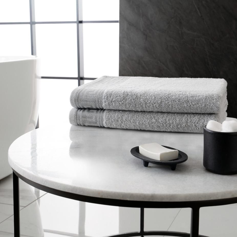Luxury Greek Key Towels Set – Bath & Hand Towels – Soft & Hotel Quality