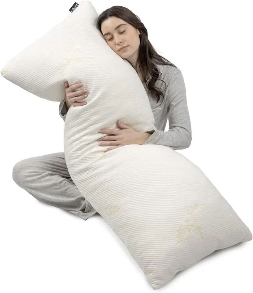 Luxury Bolster/Pregnancy Body Pillow - 100% Virgin Polyester Hollow Fiber - Available in Different Sizes.