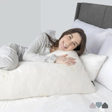 Luxury Bolster/Pregnancy Body Pillow - 100% Virgin Polyester Hollow Fiber - Available in Different Sizes.