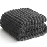 Luxury Chunky Ribbed Cord Throw Blanket – Soft, Warm & Stylish - Victoria Cart