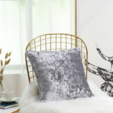Luxury Soft Plain Crushed Plush Velvet Cushion Cover - UK Sizes 18''× 18'' & 24''× 24'' , Multi Colors - Luxe Home Décor.