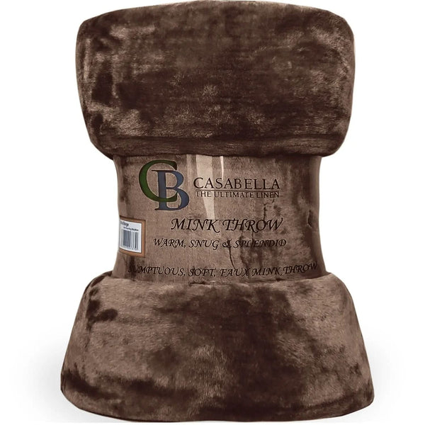 Soft and plush mink throw blanket for ultimate comfort