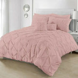 Luxury Pintuck Cotton Duvet Cover Set – Elegant Bedding for Ultimate Comfort - Victoria Cart