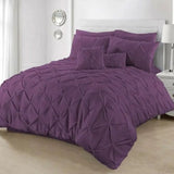 Luxury Pintuck Cotton Duvet Cover Set – Elegant Bedding for Ultimate Comfort - Victoria Cart