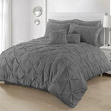 Luxury Pintuck Cotton Duvet Cover Set – Elegant Bedding for Ultimate Comfort - Victoria Cart