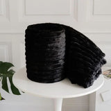 Luxury Ribbed Mink Fleece Throw Blanket – Double/King Size - Victoria Cart