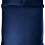 Matt Velvet Luxury Super Soft Easy Care Plain Duvet Cover Quilt Bedding Set Single, Double, King, Superking.