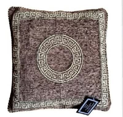 Luxury Jacquard Cushion Covers – Pack of 2 or 4 | Ultra Soft, Fluffy & Hypoallergenic | Greek Border & Floral Designs