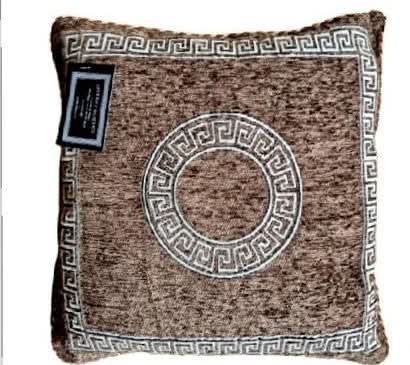 Luxury Jacquard Cushion Covers – Pack of 2 or 4 | Ultra Soft, Fluffy & Hypoallergenic | Greek Border & Floral Designs