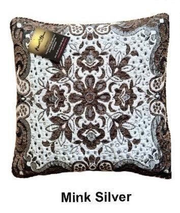 Luxury Jacquard Cushion Covers – Pack of 2 or 4 | Ultra Soft, Fluffy & Hypoallergenic | Greek Border & Floral Designs