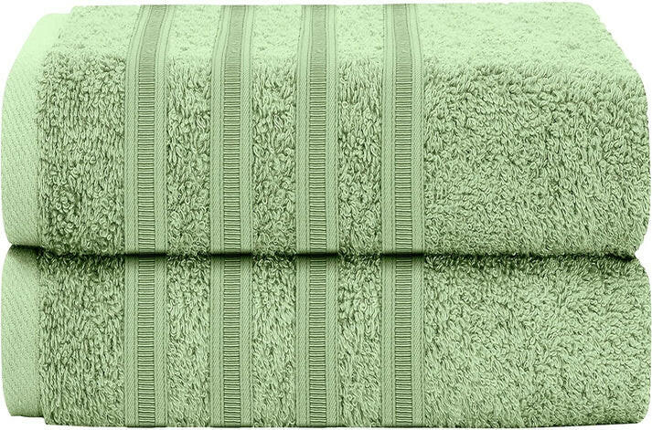 Pack of 2 Bath Sheets Extra Large 90 x 180cm 100% Cotton Hotel Quality Towels - 600 GSM Ring Spun Ultra Soft Absorbent Bathroom Beach Towels.