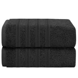 Pack of 2 Bath Sheets Extra Large 90 x 180cm 100% Cotton Hotel Quality Towels - 600 GSM Ring Spun Ultra Soft Absorbent Bathroom Beach Towels.