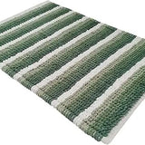 Padstow Stripe Bathmat Comfort To Your Bathroom Super Soft Absorbent Bath Shower Mats Washable Dry Fast Durable Classic Design, 50x80cm.