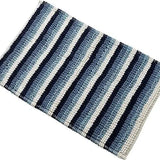 Padstow Stripe Bathmat Comfort To Your Bathroom Super Soft Absorbent Bath Shower Mats Washable Dry Fast Durable Classic Design, 50x80cm.