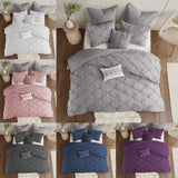 Pintuck Duvet Cover 100% Egyptian Cotton Single Double King Super King Size, Duvet with matching Pillowcases.