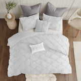 Pintuck Duvet Cover 100% Egyptian Cotton Single Double King Super King Size, Duvet with matching Pillowcases.