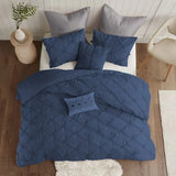 Pintuck Duvet Cover 100% Egyptian Cotton Single Double King Super King Size, Duvet with matching Pillowcases.