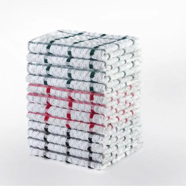 Terry Tea Towel, Regular Size Terry Tea Towel 100% Cotton Assorted Colors Kitchen Cleaning Absorbent - Victoria Cart