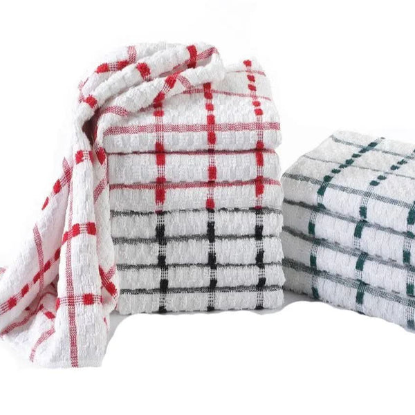 Terry Tea Towel, Regular Size Terry Tea Towel 100% Cotton Assorted Colors Kitchen Cleaning Absorbent - Victoria Cart