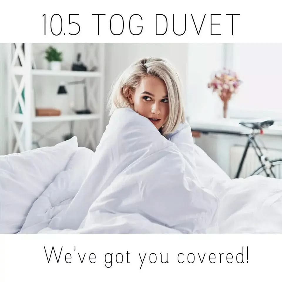 UK Made Lightweight Anti-Allergy Summer Duvet - 4.5, 10.5, 13.5, 15.0 Tog Hollowfibre Quilt.