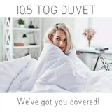 UK Made Lightweight Anti-Allergy Summer Duvet - 4.5, 10.5, 13.5, 15.0 Tog Hollowfibre Quilt.